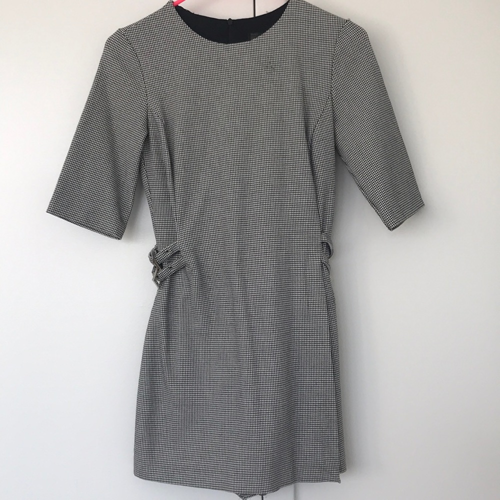 Zara Trafaluc Black & White Pattern Romper